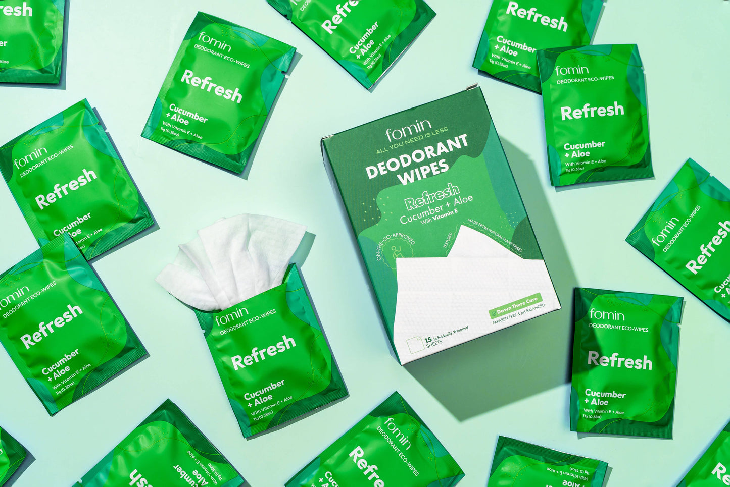 Deodorant Wipes: Cucumber Aloe One Pk