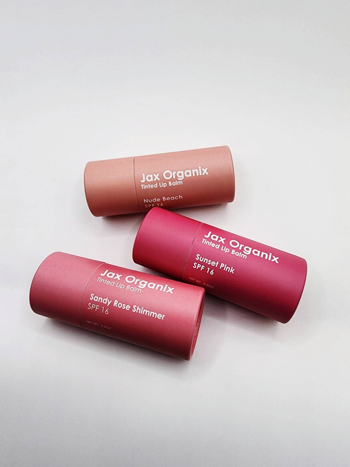 Jax Organix SPF 16 Tinted Lip& Face Balm: Sunset Pink