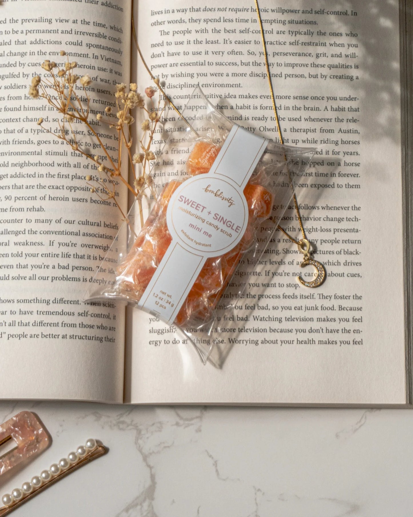Bonblissity: Mini-Me Pack: Sugar Cube Candy Scrub - Sweet Satsuma
