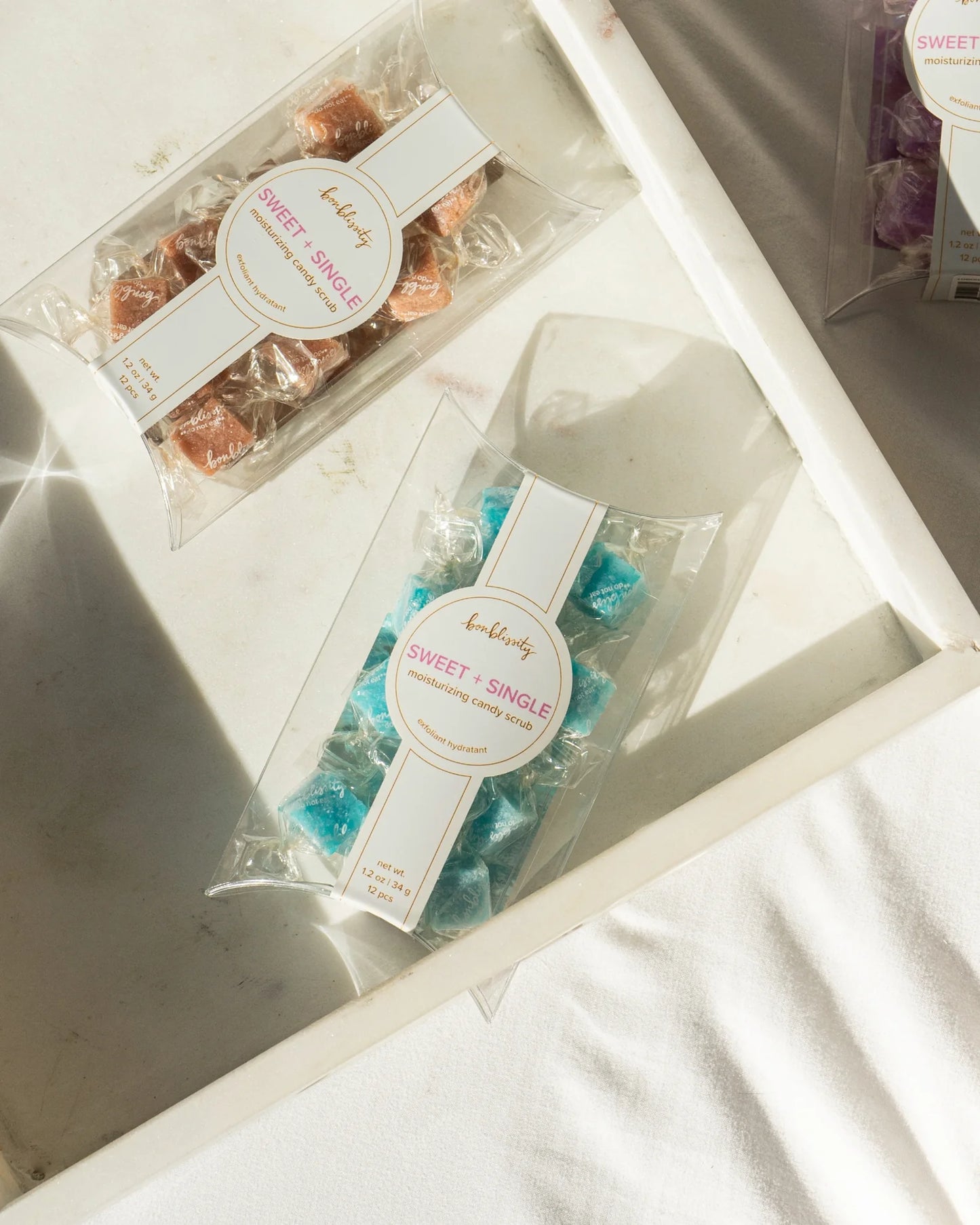 Bonblissity: Mini-Me Pack: Sugar Cube Candy Scrub - Ocean Mist