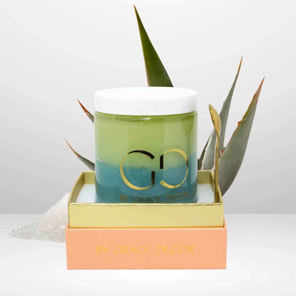 By Grace Decor: SUGAR SCRUB-SEA SALT AGAVE