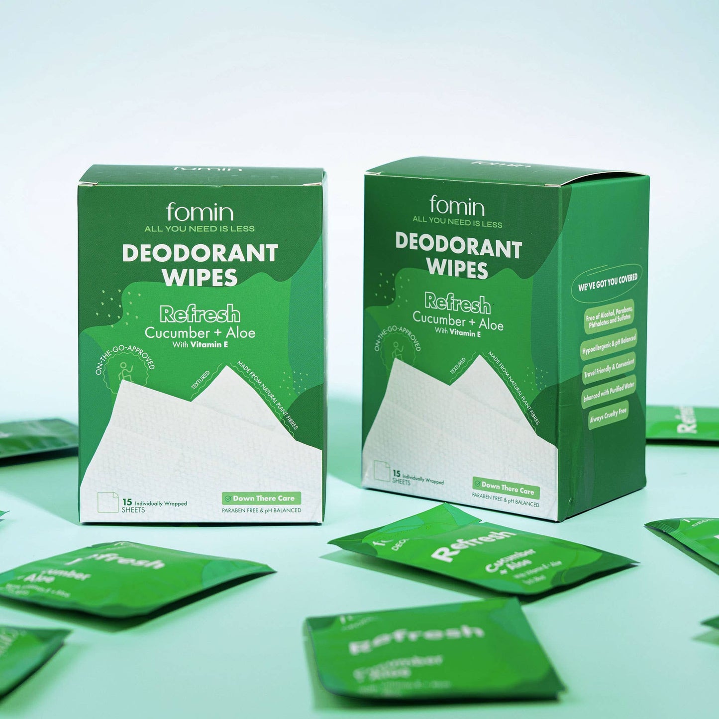 Deodorant Wipes: Cucumber Aloe One Pk