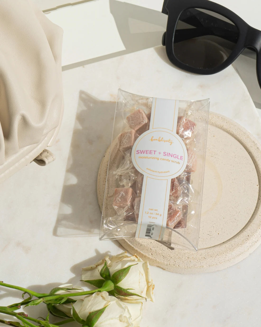 Bonblissity: Mini-Me Pack: Sugar Cube Candy Scrub - Vanilla Brown Sugar