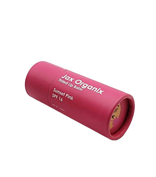 Jax Organix SPF 16 Tinted Lip& Face Balm: Sunset Pink