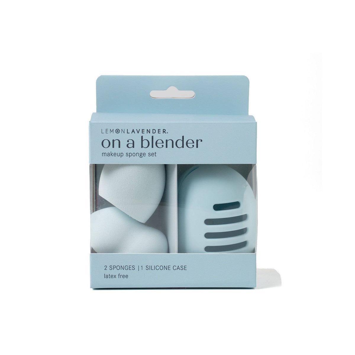 Lemon Lavender On a Blender Makeup Sponges and Case
