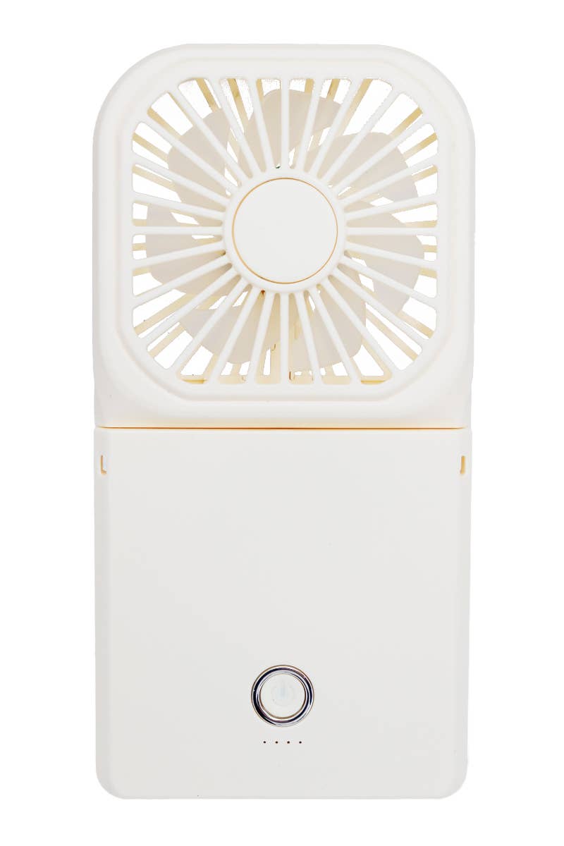 Foldable Handheld Electric Fan with Phone Dock