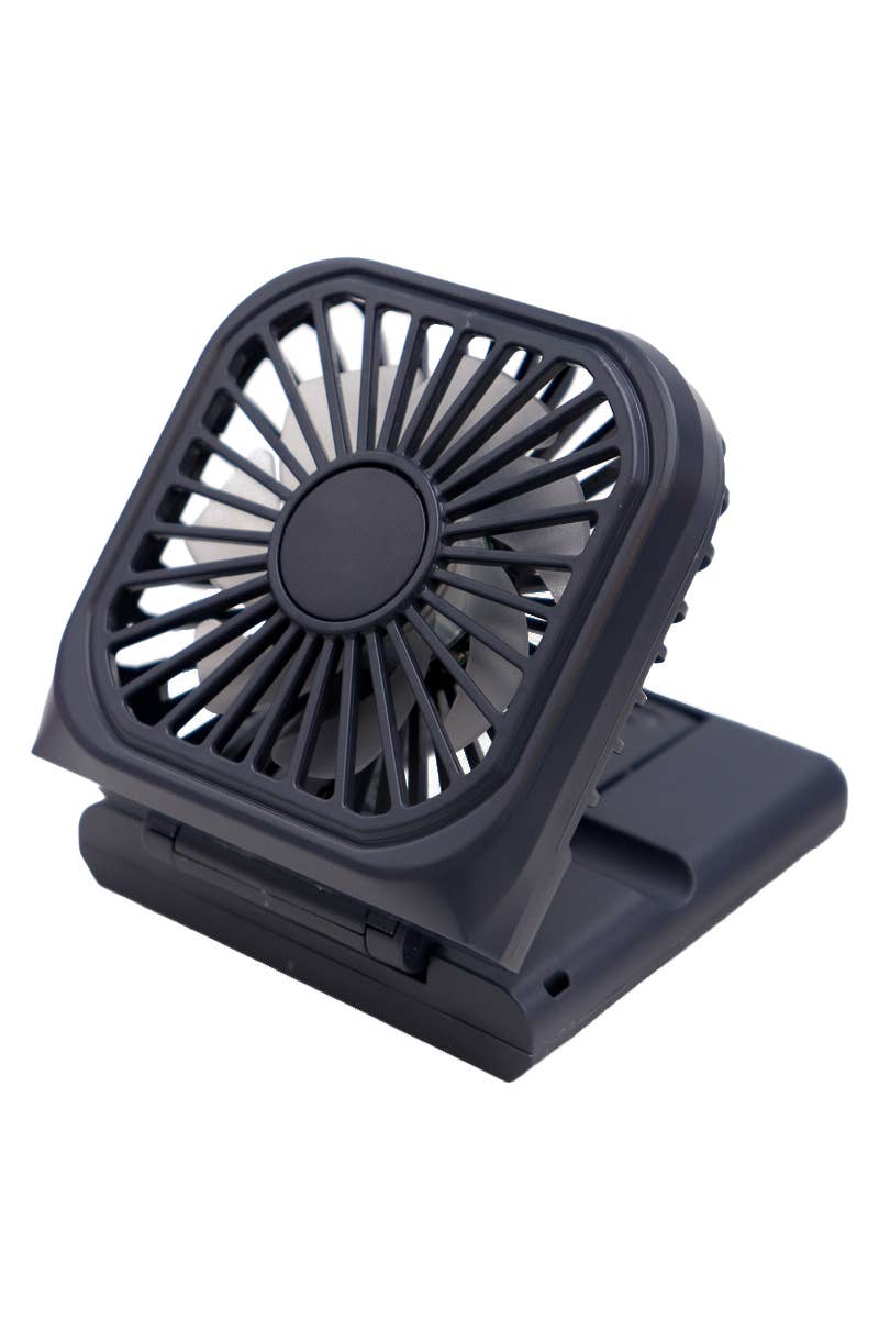 Foldable Handheld Electric Fan with Phone Dock