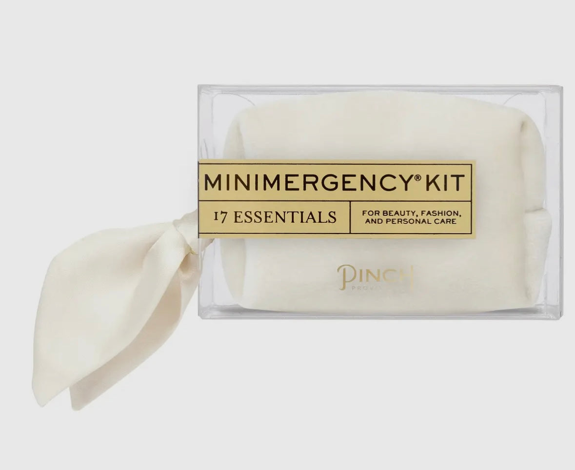 Pinch Provision- Velvet Scarf Minimergency in Ivory