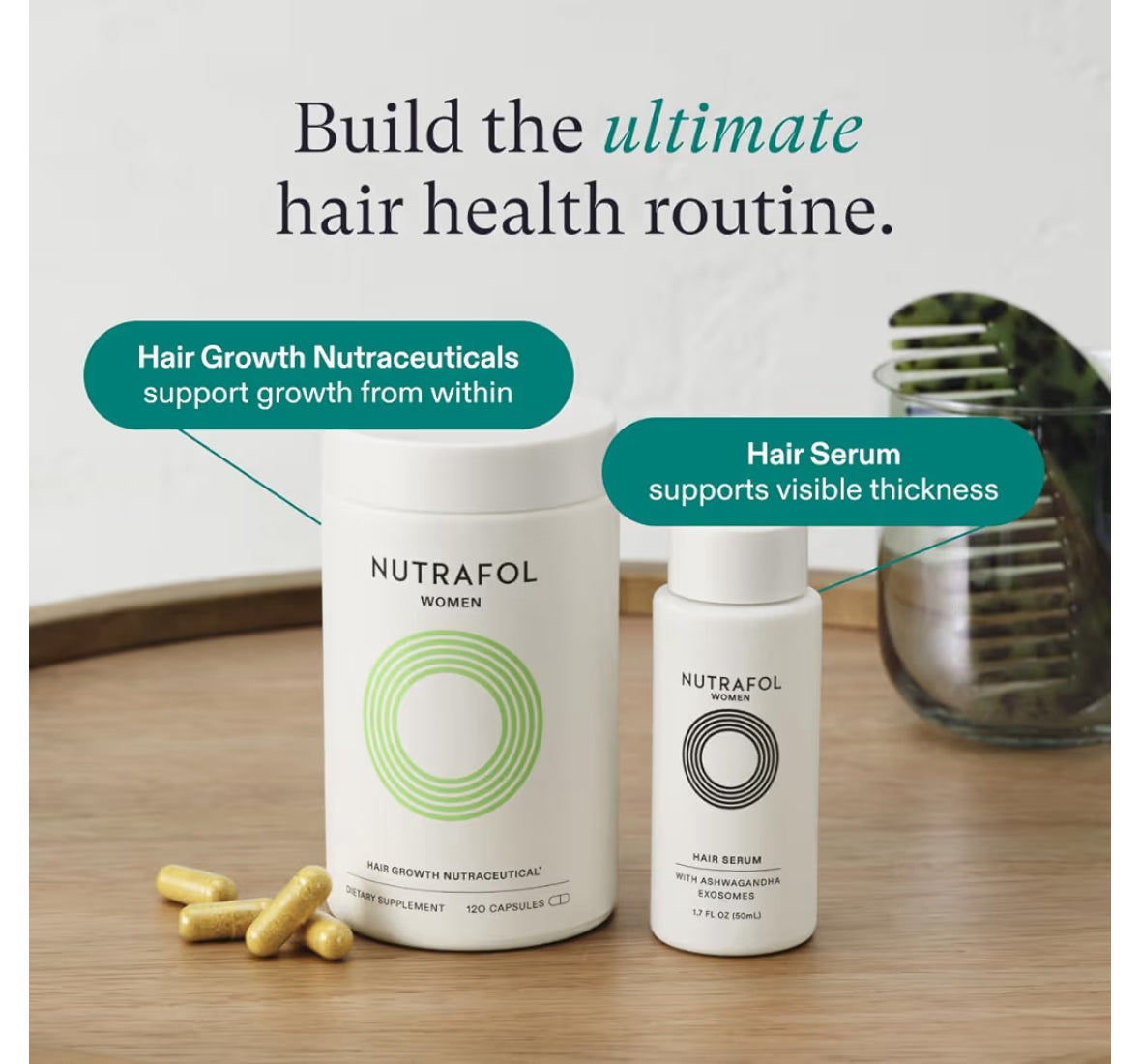 Nutrafol Hair Serum with Ashwagandha Exosomes 1.7fl oz
