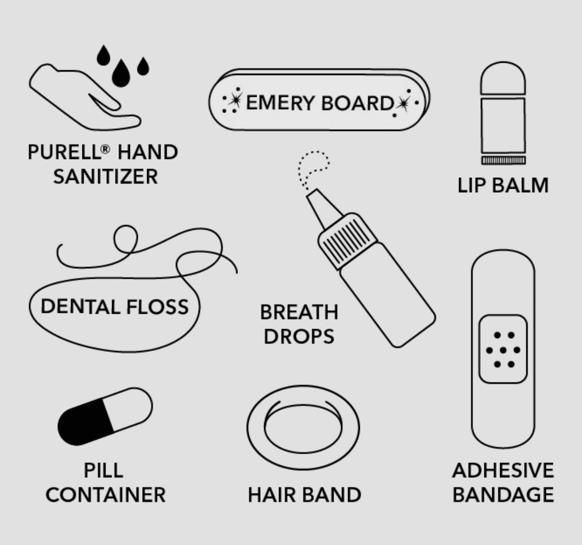Pinch Provisions: Glitter Minimergency Bag Charm