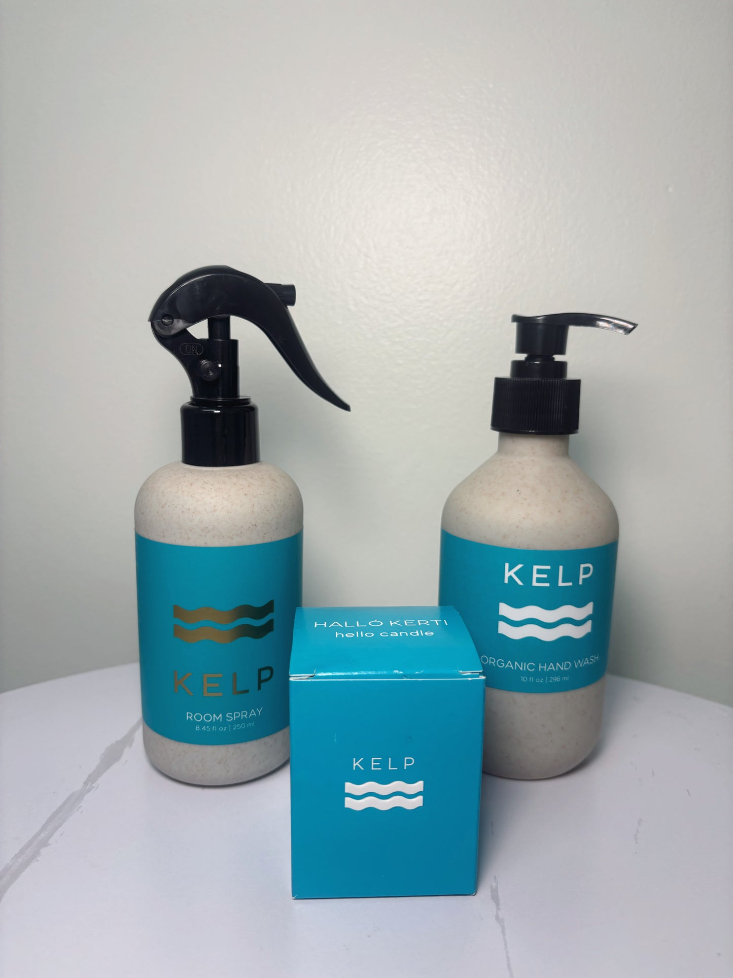 Gift Set: Kelp Room Spray, Hand Soap & Candle