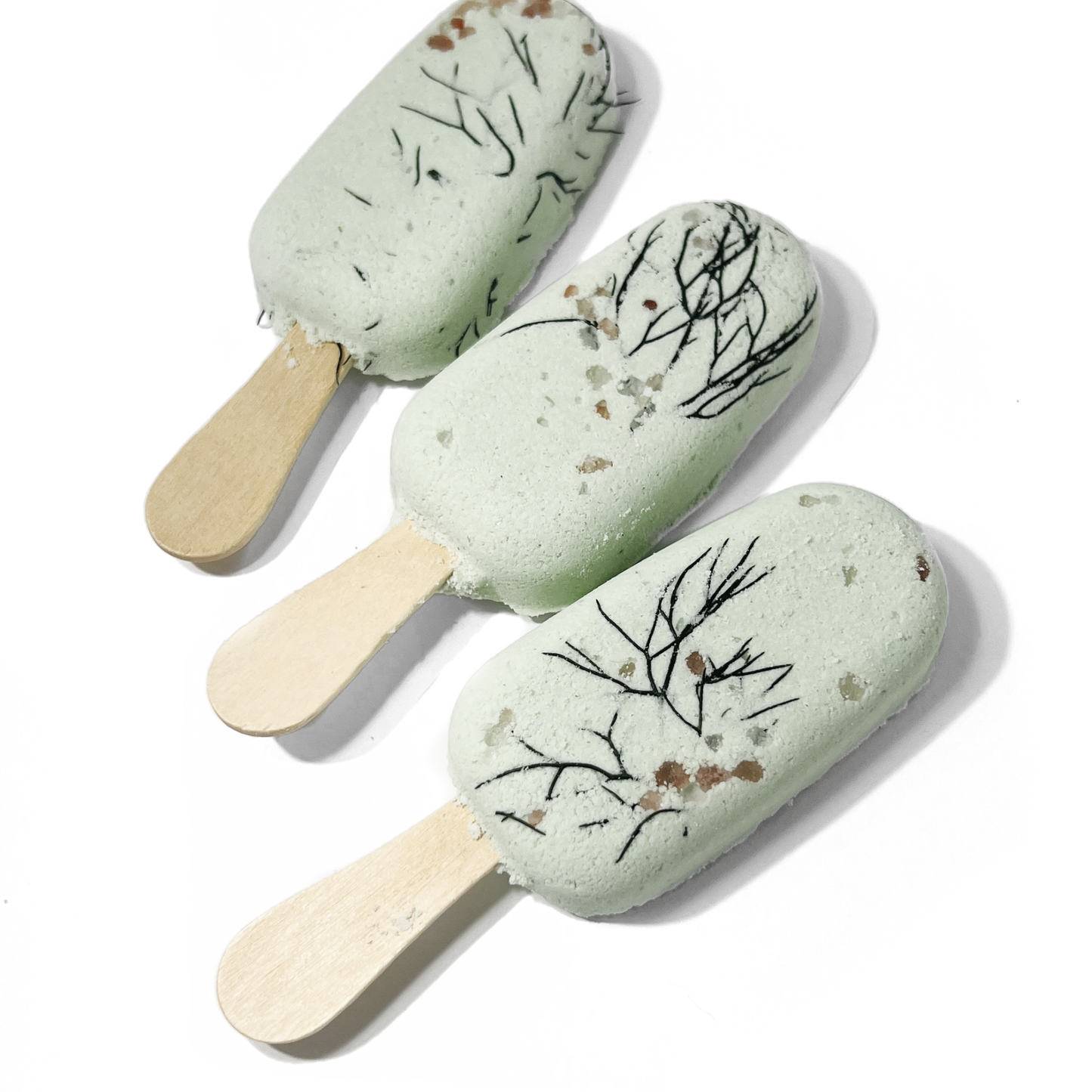 Botanical Bath Clay Pops With Dried Fruit and Epsom Salt: Apple + Wild Oats