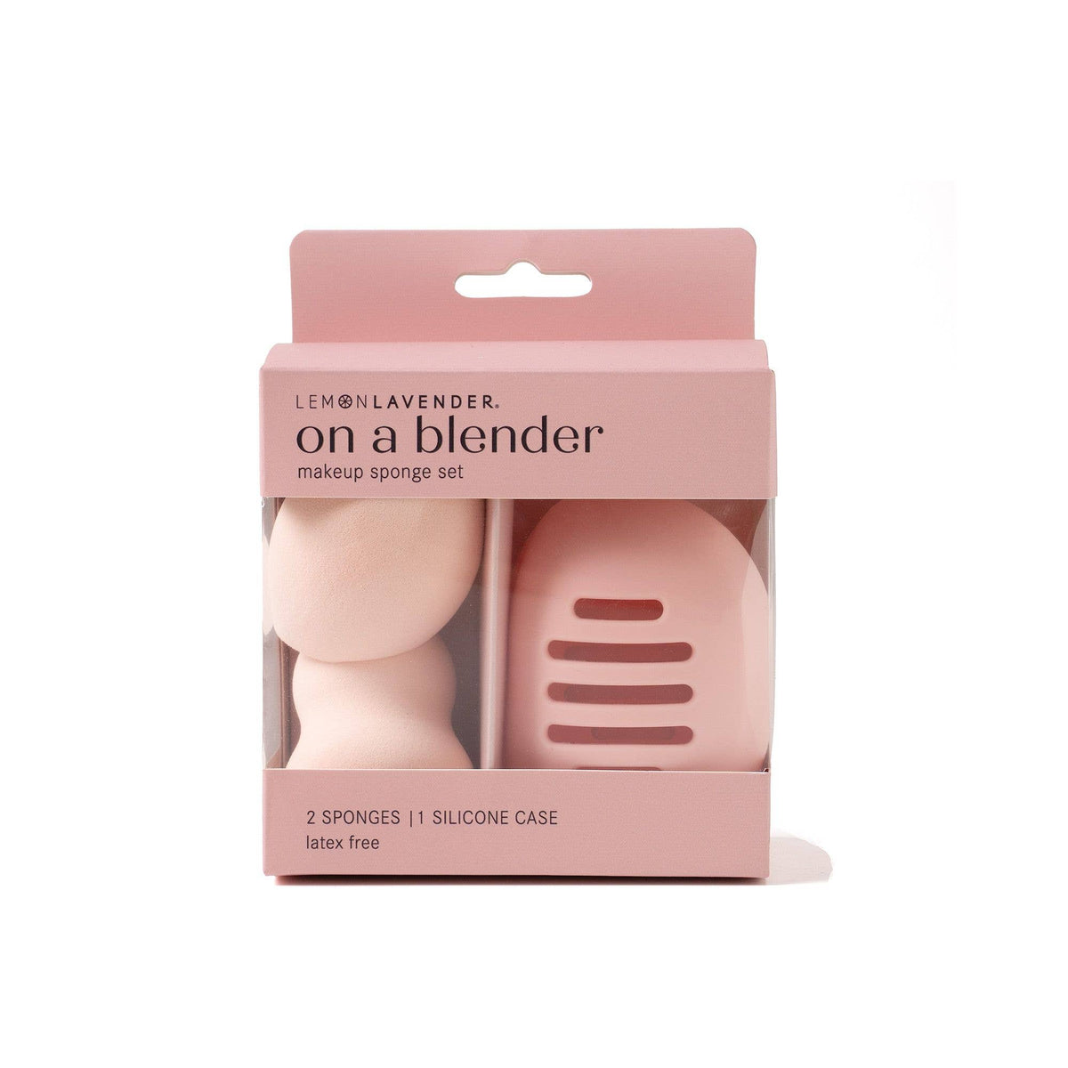 Lemon Lavender On a Blender Makeup Sponges and Case