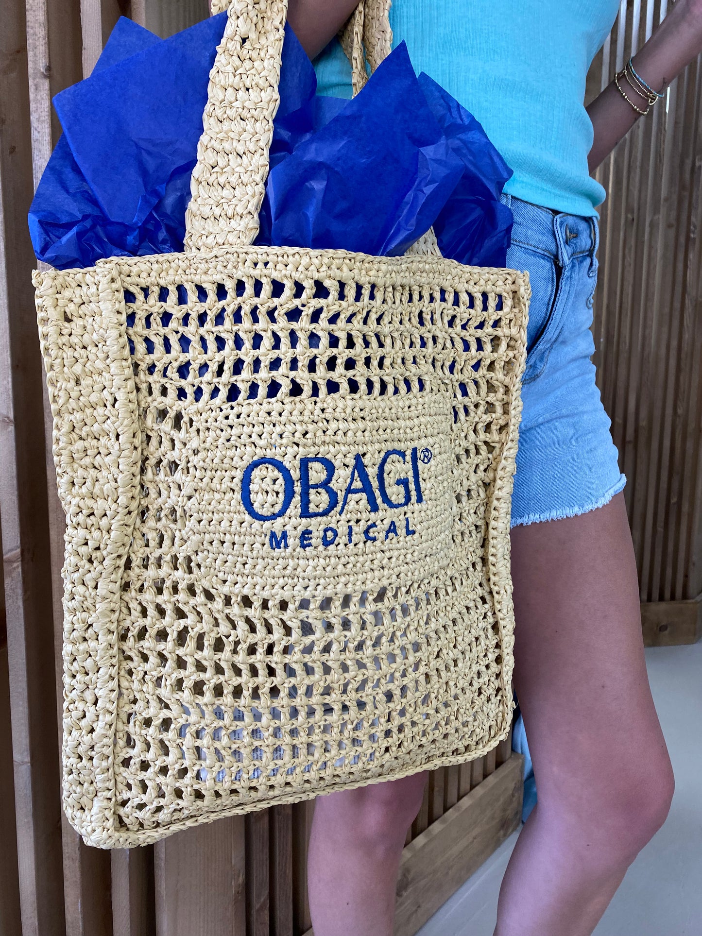 Obagi Tan Crochet Tote