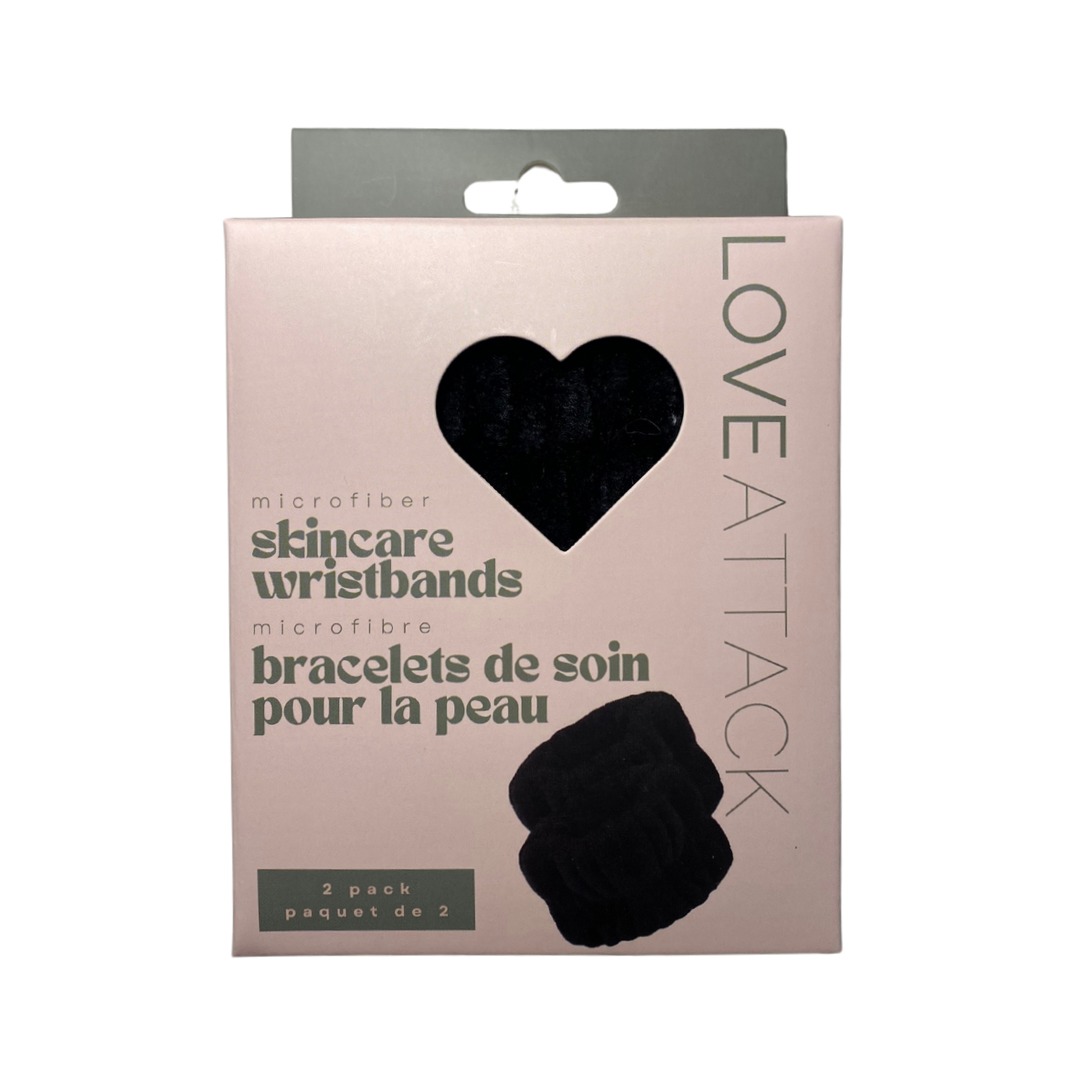 Black Skincare Wristbands