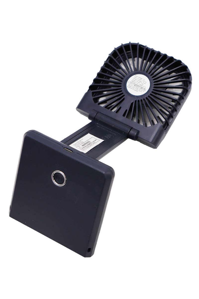 Foldable Handheld Electric Fan with Phone Dock