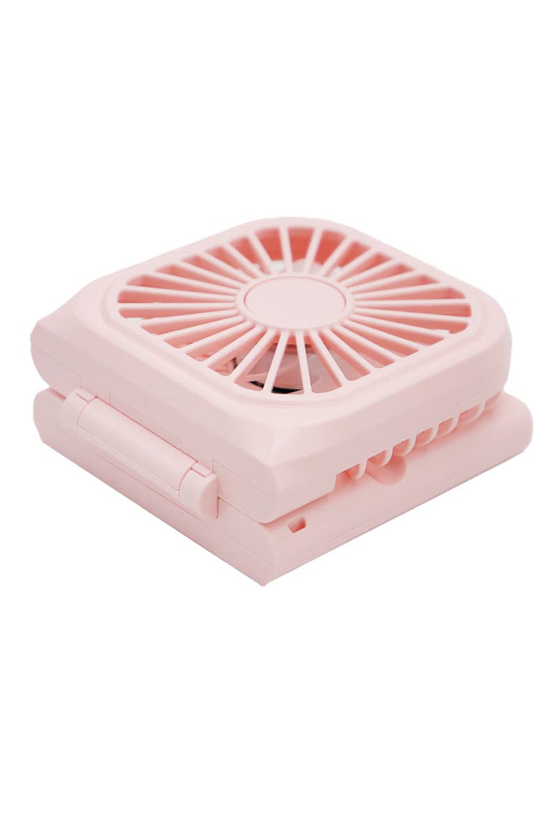 Foldable Handheld Electric Fan with Phone Dock